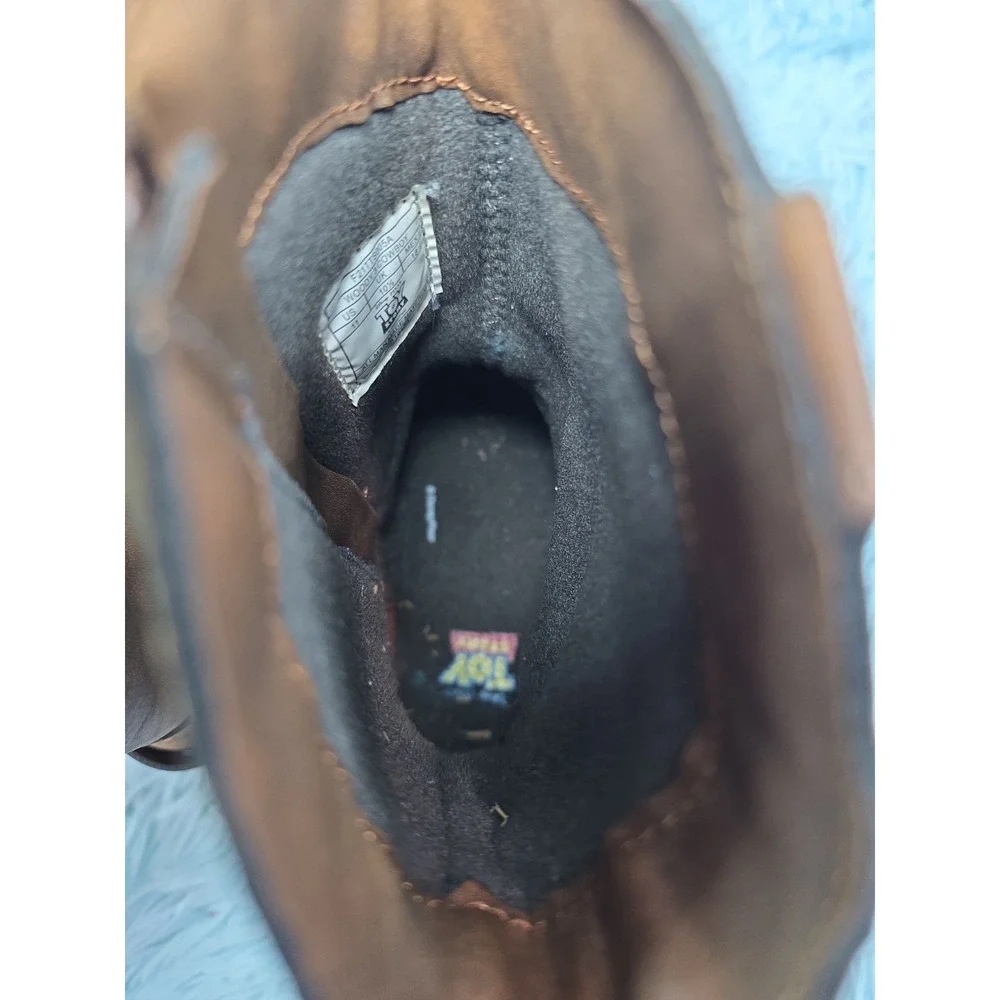 Disney Pixar Toy Story Woody Bullseye Kids Cowboy Boots Size 11 Brown Western